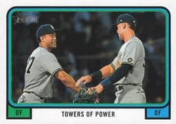 2022 Topps Heritage Combo Cards Towers of Power #CC-5 card