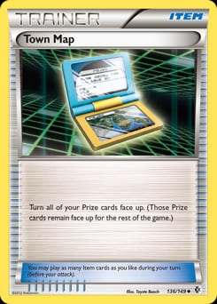 Boundaries Crossed Town Map #136 card