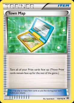 2015 BREAKthrough Town Map #150 card