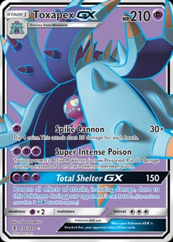 Guardians Rising Toxapex-GX #136 card
