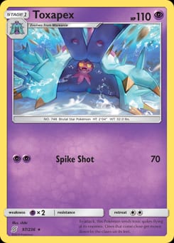 Unified Minds Toxapex #97 card