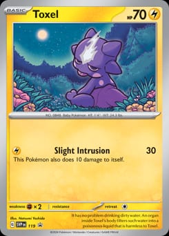 Scarlet & Violet Black Star Promos Toxel #119 card