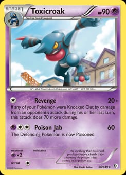 Boundaries Crossed Toxicroak #66 card