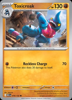 Mega Evolution Toxicroak #79 card
