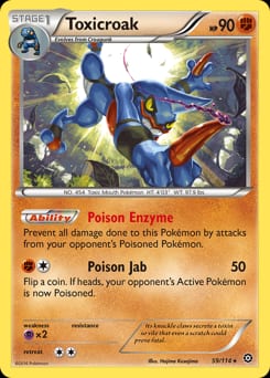 2016 Steam Siege Toxicroak #59 card