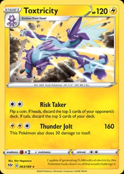 Darkness Ablaze Toxtricity #63 card