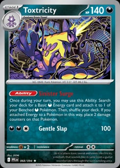 Phantasmal Flames Toxtricity #68 card