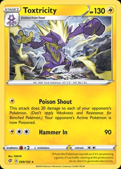 Rebel Clash Toxtricity #69 card