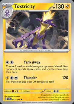 Scarlet & Violet Toxtricity #72 card