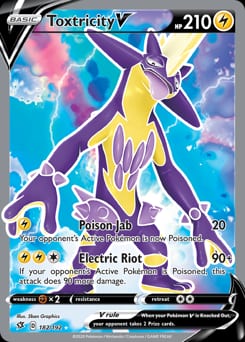 Rebel Clash Toxtricity V #182 card