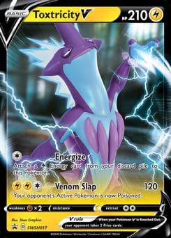 SWSH Black Star Promos Toxtricity V #SWSH017 card