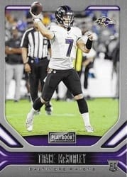 2019 Panini Playbook Base Set Trace McSorley #154 card