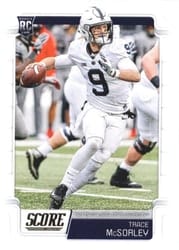 2019 Score Base Set Trace McSorley #413 card