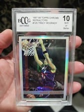 Tracy McGrady 1997 Topps Chrome #125 Refractor