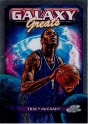 2023-24 Topps Chrome Cosmic Galaxy Greats Tracy McGrady #GG-15 card