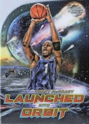 2023-24 Topps Chrome Cosmic Launched Into Orbit Tracy McGrady #LIO-25 card
