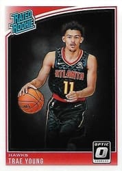2018-19 Donruss Optic Base Set Trae Young #198 card