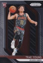 2018-19 Panini Prizm Base Set Trae Young #78 card