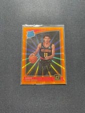 2018 Panini Donruss Trae Young Orange Laser #198 card