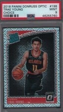 2018 Panini Donruss Optic Trae Young Choice #198 card