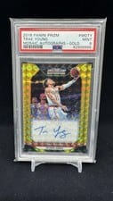 2018 Panini Prizm Mosaic Autographs Trae Young #MO-TY card