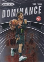 2019-20 Panini Prizm Dominance Trae Young #25 card