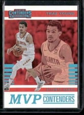 2019 Panini Contenders MVP Contenders Trae Young #20 card