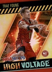 2020-21 Hoops High Voltage Trae Young #23 card