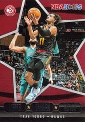 2020-21 Hoops Lights Camera Action Trae Young #8 card