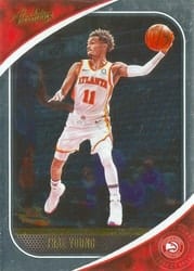 2020-21 Panini Absolute Memorabilia Base Set Trae Young #1 card