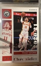 2020-21 Panini Chronicles Base Set Trae Young #7 card