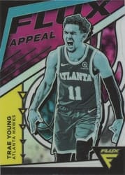 2020-21 Panini Flux Flux Appeal Trae Young #23 card