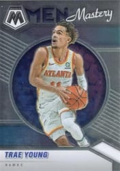 2020-21 Panini Mosaic Men of Mastery Trae Young #6 card