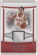 2020-21 Panini National Treasures NBA Materials Trae Young #NBA-TRY card