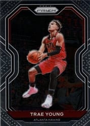 2020-21 Panini Prizm Base Set Trae Young #64 card