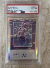 2020-21 Panini Recon Recon Signatures Trae Young #RS-TRY card
