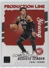 2021-22 Donruss Production Line Trae Young #10 card