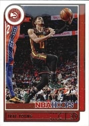 2021-22 Hoops Winter Base Set Trae Young #138 card