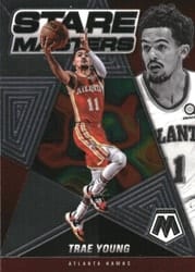 2021-22 Panini Mosaic Stare Masters Trae Young #15 card