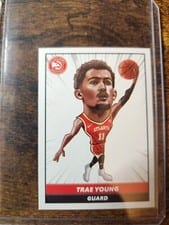 2021-22 Panini NBA Sticker & Card Collection Base Set Trae Young #107 card