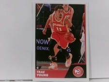 2021-22 Panini NBA Sticker & Card Collection (Brazil) Base Set Trae Young #7 card