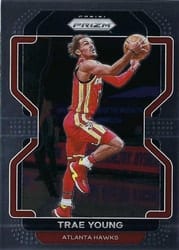 2021-22 Panini Prizm Base Set Trae Young #26 card