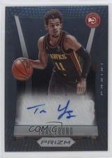 2021-22 Panini Prizm Flashback Signatures Trae Young #FS-TYG card