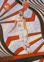 2021-22 Panini Revolution Base Set Trae Young #31 card