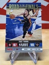 2021 Panini Hoops Road to the Finals Trae Young #7 card