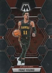 2022-23 Panini Mosaic Base Set Trae Young #8 card