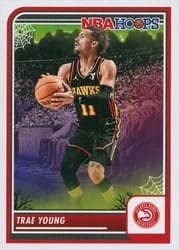 2023-24 Hoops Haunted Hoops Base Set Trae Young #82 card