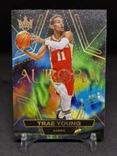 2023-24 Panini Court Kings Aurora Trae Young #17 card