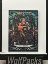 2023-24 Panini Obsidian Vitreous Trae Young #3 card
