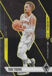 2023-24 Panini Phoenix Fade To Black Trae Young #16 card